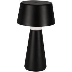 75796 Аккум. настольн. лампа диммер сенсор  HUESA, 3W(LED), H290, Ø130,  IP44, пластик, черный