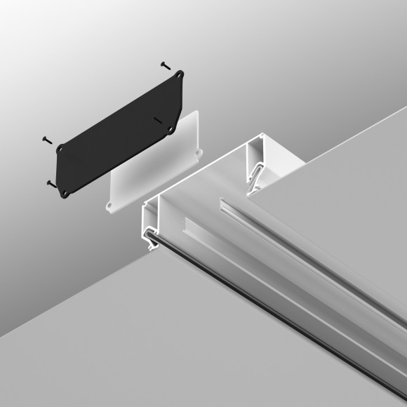 Торцевая заглушка 2шт белая (для профиля-ниши ALM-9940-SC-W-2M) Maytoni ALM012EC-SC-W