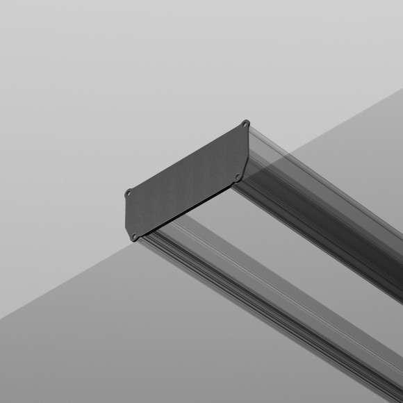 Торцевая заглушка 2шт белая (для профиля-ниши ALM-9940-SC-W-2M) Maytoni ALM012EC-SC-W