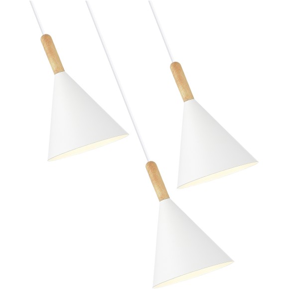 SLE1255-513-03 Светильник подвесной Белый/Белый E27 3*40W ARKET SLE1255-513-03 Светильник подвесной Белый/Белый E27 3*40W ARKET