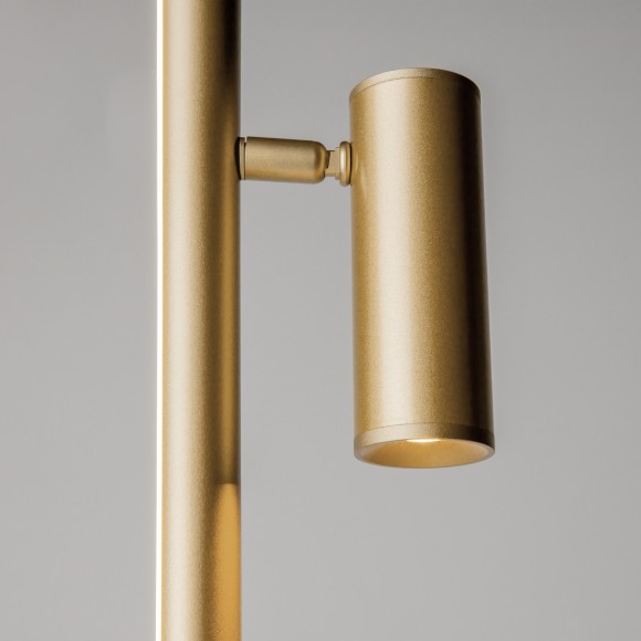 Светодиодный латунный диммируемый напольный светильник (торшер) LED 14Вт RA80 800лм 3000К Maytoni MOD395FL-L28BS3K Светодиодный латунный диммируемый напольный светильник (торшер) LED 14Вт RA80 800лм 3000К Maytoni MOD395FL-L28BS3K