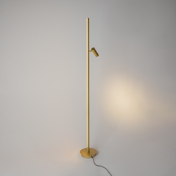 Светодиодный латунный диммируемый напольный светильник (торшер) LED 14Вт RA80 800лм 3000К Maytoni MOD395FL-L28BS3K Светодиодный латунный диммируемый напольный светильник (торшер) LED 14Вт RA80 800лм 3000К Maytoni MOD395FL-L28BS3K