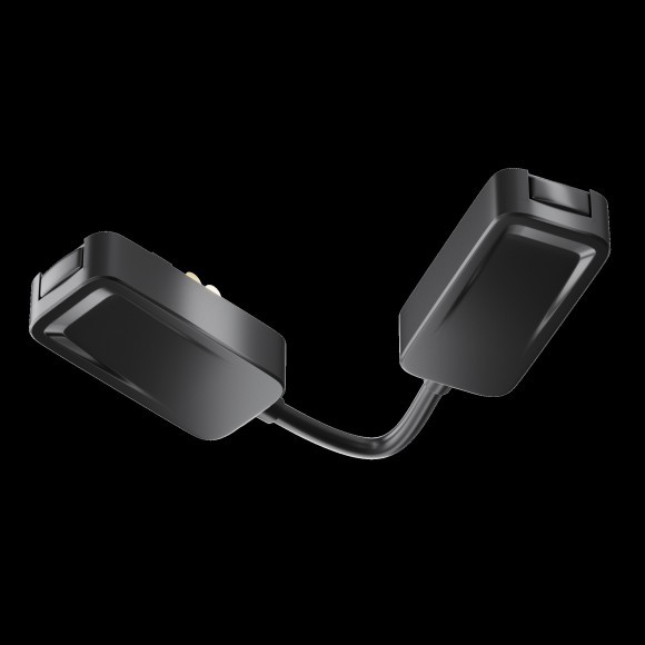 Коннектор питания угловой для встраиваемого в ГКЛ 12.5мм шинопровода Maytoni Radity TRA084CPC-B-12