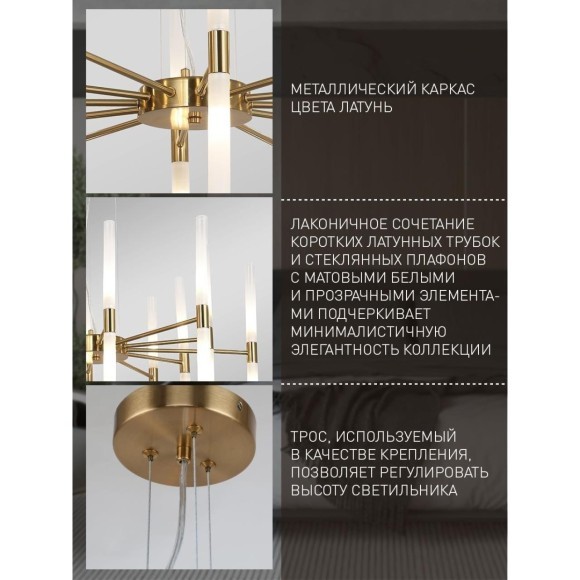 Подвесная люстра Schilf 4196-20P