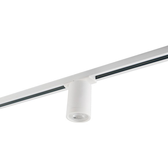 DK6501-WH Трековый светильник IP 20, 10 Вт, GU10, LED, белый, пластик DK6501-WH Трековый светильник IP 20, 10 Вт, GU10, LED, белый, пластик