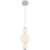SL1583.113.01 Светильник подвесной ST-Luce Хром/Белый LED 1*12W 3000K NEPAZZO