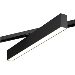 Однофазный двужильный светодиодный трековый светильник Denkirs DK6640-BK SOLID Hals 4000К 1560Лм CRI90+ 120° 20Вт