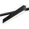 Однофазный двужильный светодиодный трековый светильник Denkirs DK6640-BK SOLID Hals 4000К 1560Лм CRI90+ 120° 20Вт