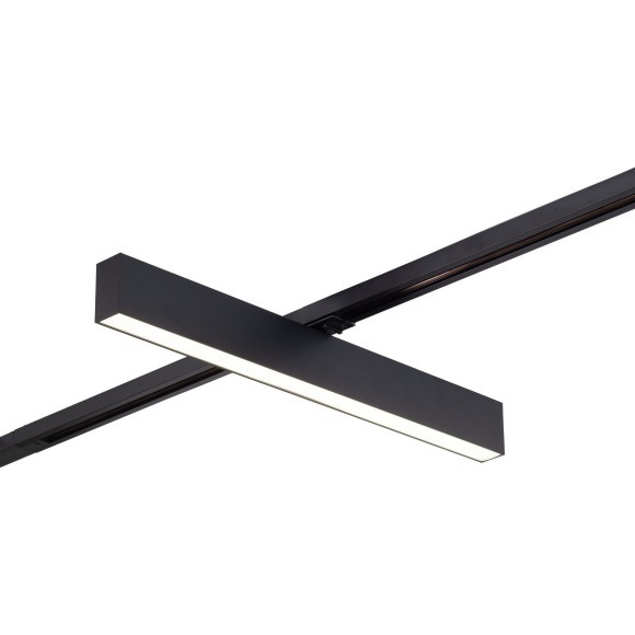 Однофазный двужильный светодиодный трековый светильник Denkirs DK6640-BK SOLID Hals 4000К 1560Лм CRI90+ 120° 20Вт