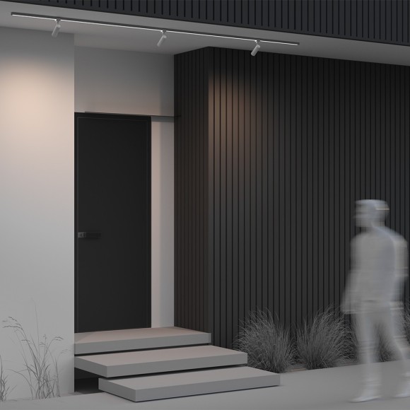 Уличный трековый светильник Outdoor O-TR01-1-S-8WW3K Уличный трековый светильник Outdoor O-TR01-1-S-8WW3K