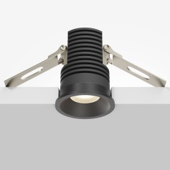 Maytoni Mini DL059-7W3K-B Черный круглый светодиодный встраиваемый светильник микро-спот 39мм, COB LED 7Вт 3000K 55° 610Лм CRI90 IP20 220V светодиоды Epistar, диммируемые при смене блока питания Maytoni Mini DL059-7W3K-B Черный круглый светодиодный встраиваемый светильник микро-спот 39мм, COB LED 7Вт 3000K 55° 610Лм CRI90 IP20 220V светодиоды Epistar, диммируемые при смене блока питания