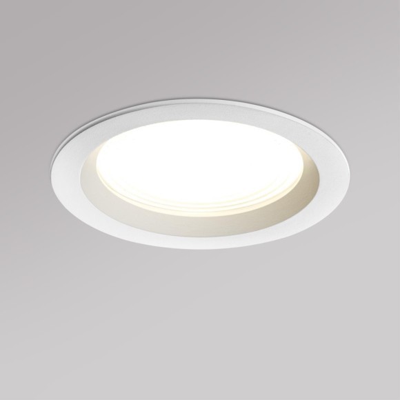 359846 Белый круглый светодиодный светильник с перекл. цв. температуры 25W 2500Лм 2700;3200;4000К 120° UGR16 CRI98 IP44 Novotech FLUO