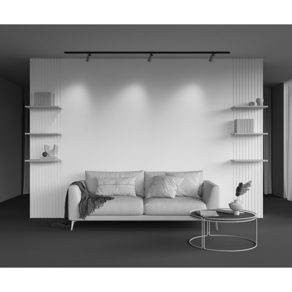 Однофазный двужильный трековый светильник Maytoni Unity TR089-1-GU10-BMG Artisan под сменную лампу GU10