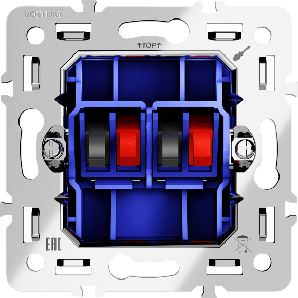Механизм розетки акустической 4-местной, S70