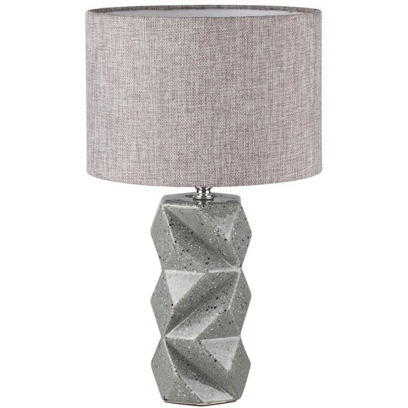 8136/1T MODERNI LN25 серый, керамика/текстиль Настольная лампа Е27 1*60W 220V BEINA