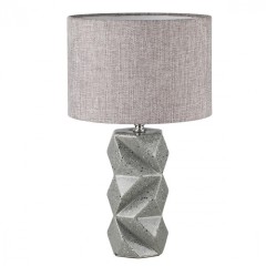 8136/1T MODERNI LN25 серый, керамика/текстиль Настольная лампа Е27 1*60W 220V BEINA
