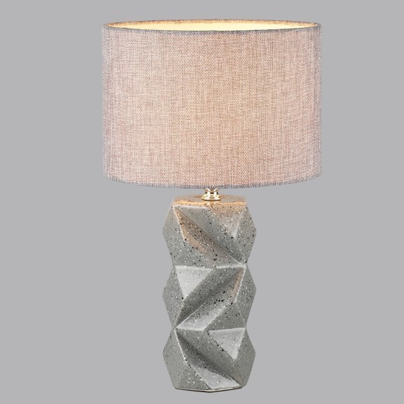8136/1T MODERNI LN25 серый, керамика/текстиль Настольная лампа Е27 1*60W 220V BEINA