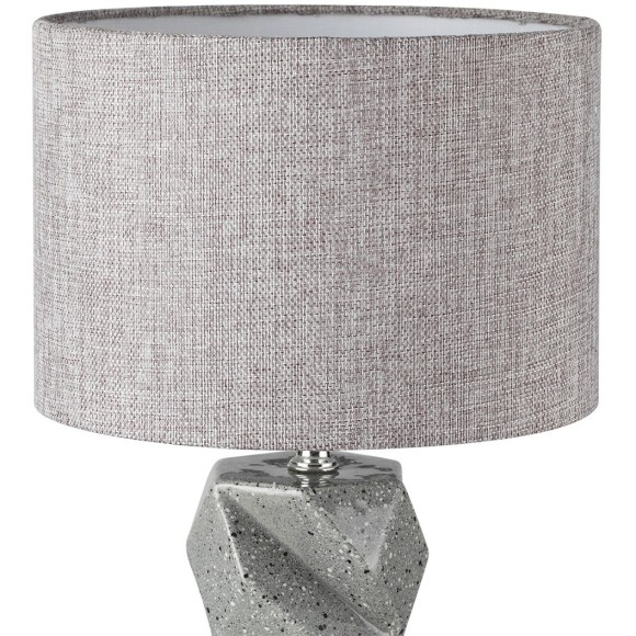 8136/1T MODERNI LN25 серый, керамика/текстиль Настольная лампа Е27 1*60W 220V BEINA