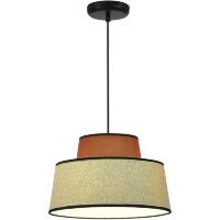 SL1354.423.01 Светильник подвесной ST-Luce Черный/Кирпичный,Бежевый, Черный E27 1*40W JACKIE