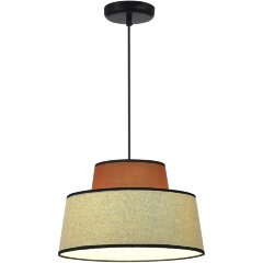 SL1354.423.01 Светильник подвесной ST-Luce Черный/Кирпичный,Бежевый, Черный E27 1*40W JACKIE SL1354.423.01 Светильник подвесной ST-Luce Черный/Кирпичный,Бежевый, Черный E27 1*40W JACKIE