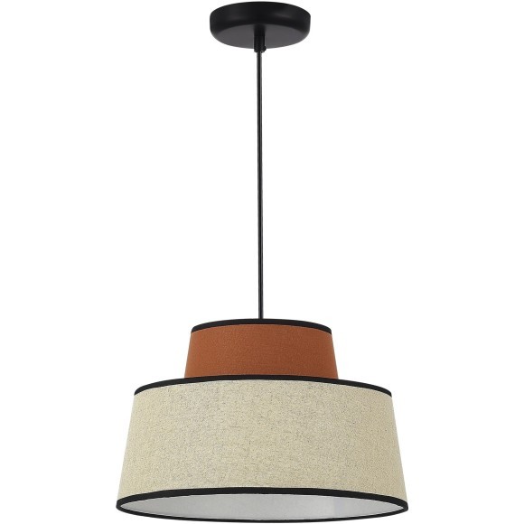SL1354.423.01 Светильник подвесной ST-Luce Черный/Кирпичный,Бежевый, Черный E27 1*40W JACKIE