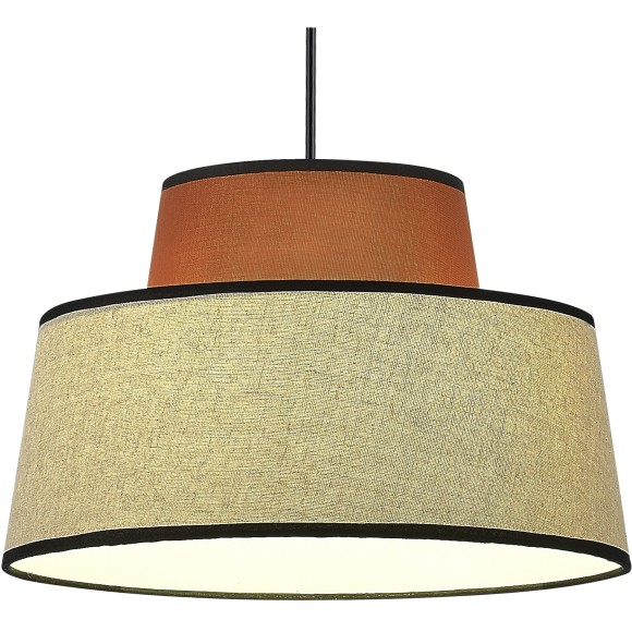 SL1354.423.01 Светильник подвесной ST-Luce Черный/Кирпичный,Бежевый, Черный E27 1*40W JACKIE