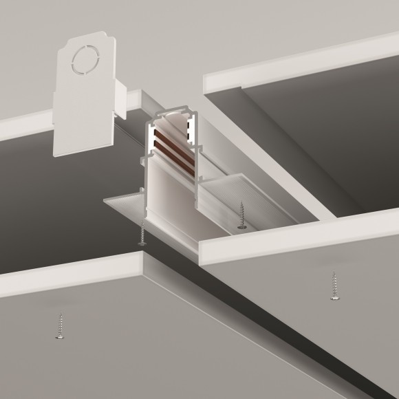 Магнитный шинопровод 2м для ГКЛ 12.5мм Maytoni Exility TRX034-422.12W