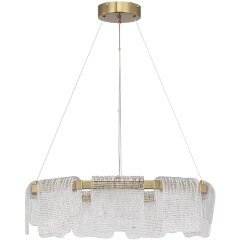SL6021.203.54 Светильник подвесной ST-Luce золотистый/прозрачный LED 1*54W 4000K VOILE SL6021.203.54 Светильник подвесной ST-Luce золотистый/прозрачный LED 1*54W 4000K VOILE