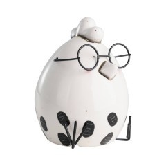 427918 Фигурка Цыпленок LANDJUT ?120, H160 керамика, белый, радужный 427918 Фигурка Цыпленок LANDJUT ?120, H160 керамика, белый, радужный