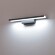 Lightstar Noce 201067 Черная матовая светодиодная подсветка для картин и зеркал шириной 41 см, с выключателем на корпусе и CCT переключением цветности на драйвере, 16Вт 3000;4000;6000К 1150Лм CRI90