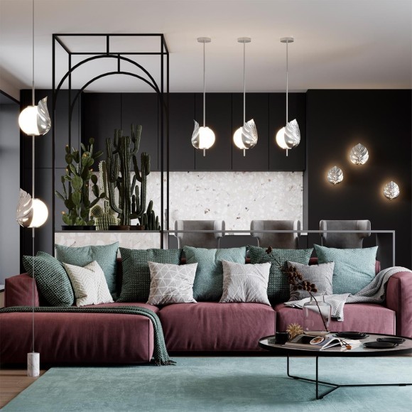 Подвесной светильник Odeon Light 4865/1A JUNGLE под лампу 1xE14 1*40W