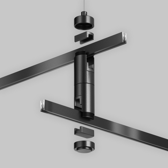 Подвес двойной поворотный с перед. питания на 2 уровень Maytoni Flarity TRA157SW-D1-B Подвес двойной поворотный с перед. питания на 2 уровень Maytoni Flarity TRA157SW-D1-B