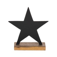 427109 Статуэтка Звезда BALIGUIAN, L150, B50, H165, алюминий, дерево, натуральный, черный 427109 Статуэтка Звезда BALIGUIAN, L150, B50, H165, алюминий, дерево, натуральный, черный