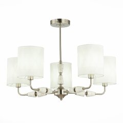 SLE107802-05 Светильник потолочный Никель/Белый E14 5*40W MILI SLE107802-05 Светильник потолочный Никель/Белый E14 5*40W MILI