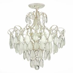 SLE160302-06 Светильник потолочный Золотистый/Белый матовый E14 6*60W MAGONZA