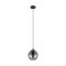 98651 ARISCANI Подвесной потолочный светильник с одной лампой E27, 40Вт, черный, металл, стекло