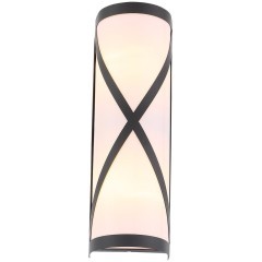 SL076.411.01 Светильник уличный настенный ST-Luce Черный/Белый E27 2*60W AGIO SL076.411.01 Светильник уличный настенный ST-Luce Черный/Белый E27 2*60W AGIO