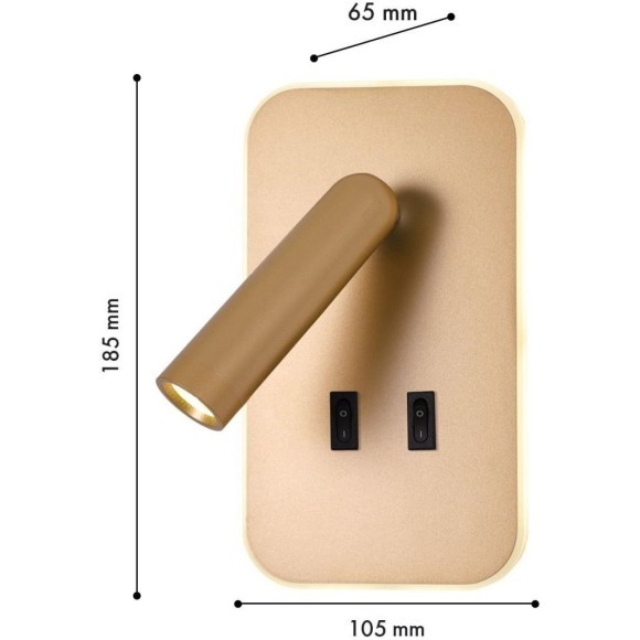 Спот Bedside 4498-2W Спот Bedside 4498-2W