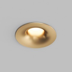 Встраиваемый светодиодный светильник Denkirs SHINE GLOW DK2430-SB 15Вт 3000/4000K IP20 сатинированная латунь