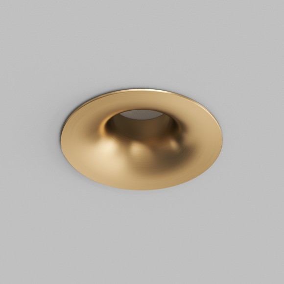 Встраиваемый светодиодный светильник Denkirs SHINE GLOW DK2430-SB 15Вт 3000/4000K IP20 сатинированная латунь