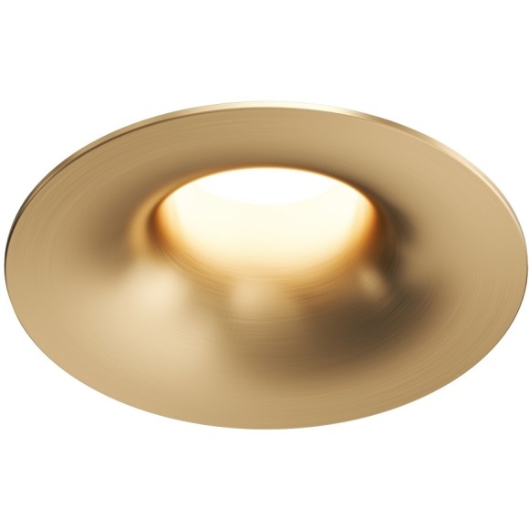 Встраиваемый светодиодный светильник Denkirs SHINE GLOW DK2430-SB 15Вт 3000/4000K IP20 сатинированная латунь
