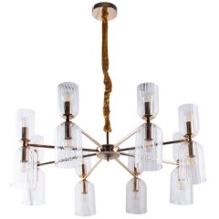 Подвесная люстра Arte Lamp CHARM A1623LM-16GO Подвесная люстра Arte Lamp CHARM A1623LM-16GO