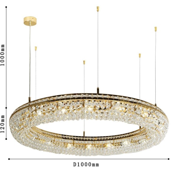 Подвесная люстра Monilibus 4015-15P Подвесная люстра Monilibus 4015-15P