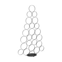 427395 BALLYMENA Рождественское украшение ель металл черный D220 H1090