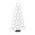 427395 BALLYMENA Рождественское украшение ель металл черный D220 H1090