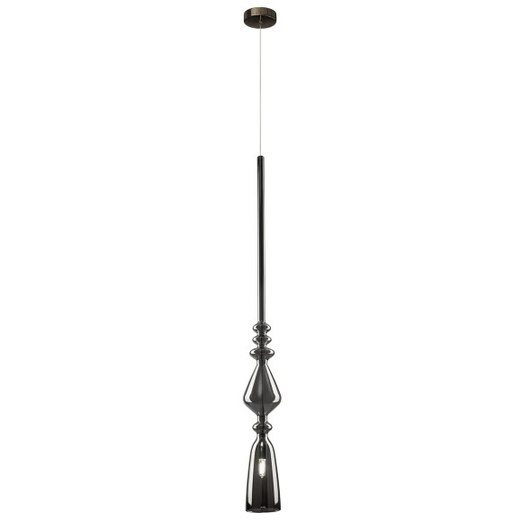 Светильник подвесной Crystal Lux LUX NEW SP1 B SMOKE