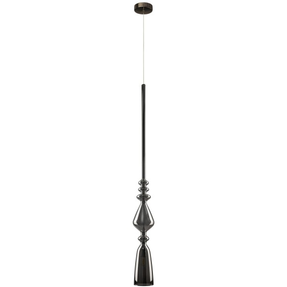 Светильник подвесной Crystal Lux LUX NEW SP1 B SMOKE