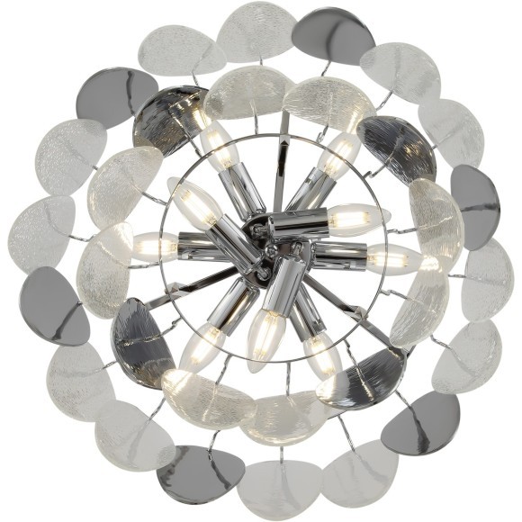 Люстра подвесная Freya FR5189PL-09CH Demure под лампы 9xE14 40W