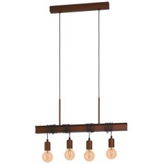 43523 Подвесной потолочный светильник (люстра) TOWNSHEND 4, 4Х60W, E27, L700, B140, H1100, сталь, ан 43523 Подвесной потолочный светильник (люстра) TOWNSHEND 4, 4Х60W, E27, L700, B140, H1100, сталь, ан