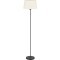 901265 Торшер FEBRES, 1х60W (E27), H1530, Ø350, сталь, черный, текстиль, белый